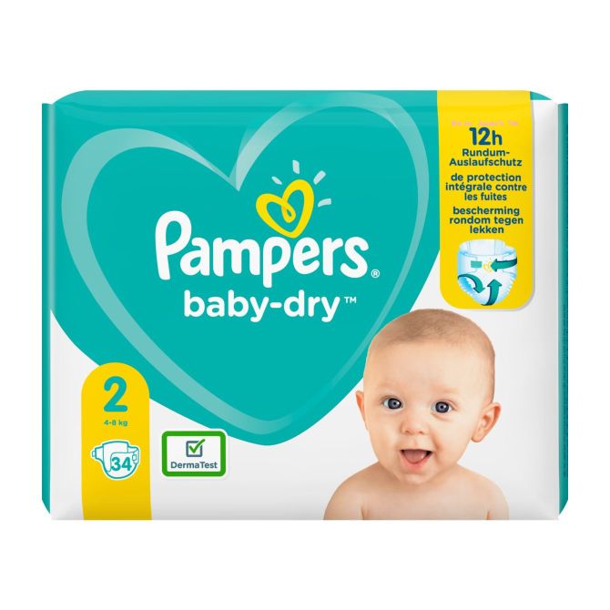 Afdaling Flipper Raar Pampers Baby Dry maat 2 aanbiedingen - Luiergids