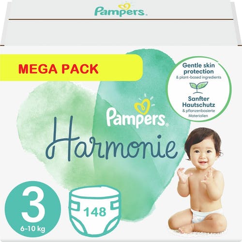 Couche pampers Harmonie taille 4 (9-14kg) 108 couches